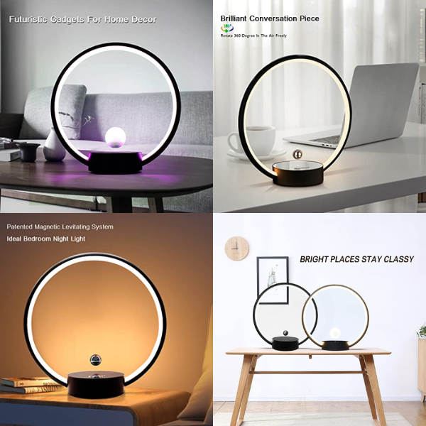 No Buttons - Levitating Circlo LED Lamp