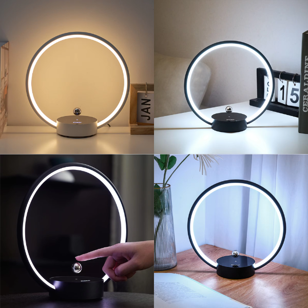 No Buttons - Levitating Circlo LED Lamp