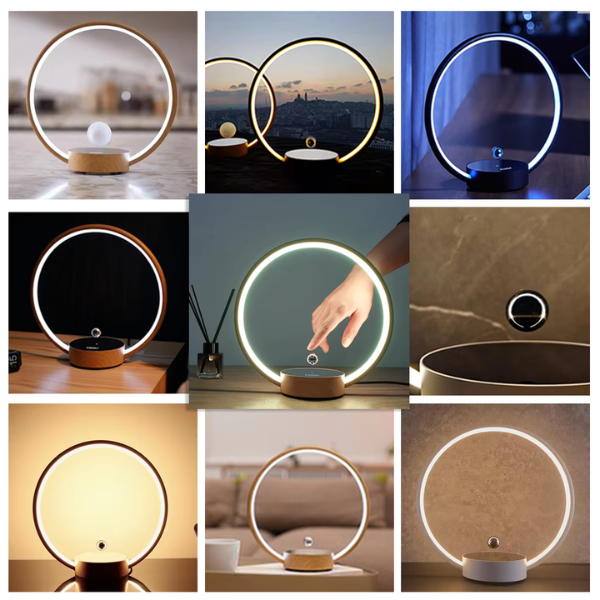 No Buttons - Levitating Circlo LED Lamp
