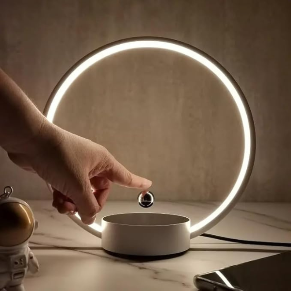 No Buttons - Levitating Circlo LED Lamp
