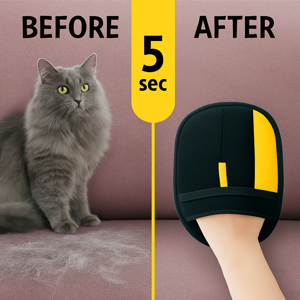 Static Hair Removal Gloves