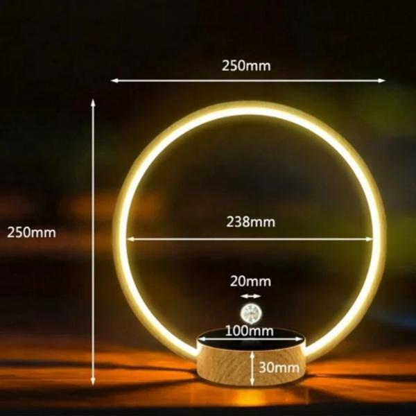 No Buttons - Levitating Circlo LED Lamp