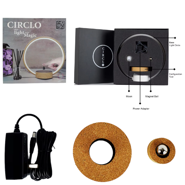 No Buttons - Levitating Circlo LED Lamp