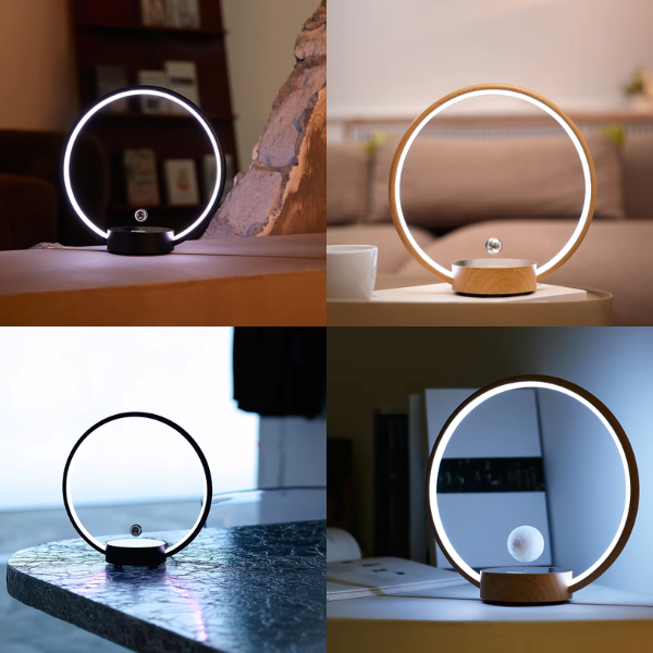 No Buttons - Levitating Circlo LED Lamp