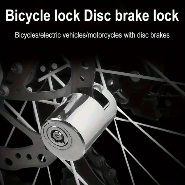 Push to Lock - Anti-Theft Sturdy Wheel Disc-Brake Lock