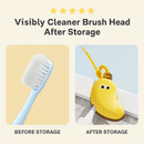 Cute Banana Toothbrush Cap Case and Brush