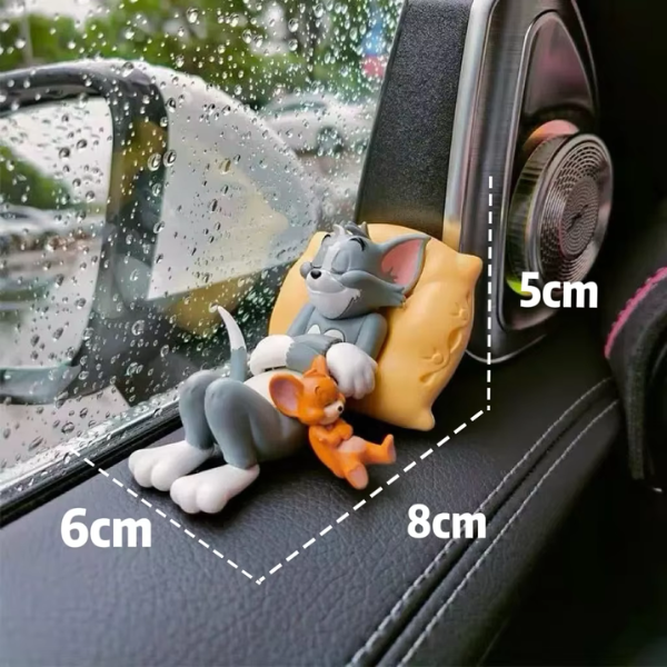 Nostalgic Vibes - Sleeping Tom & Jerry Car Ornament