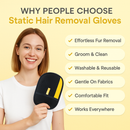 Static Hair Removal Gloves
