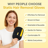Static Hair Removal Gloves