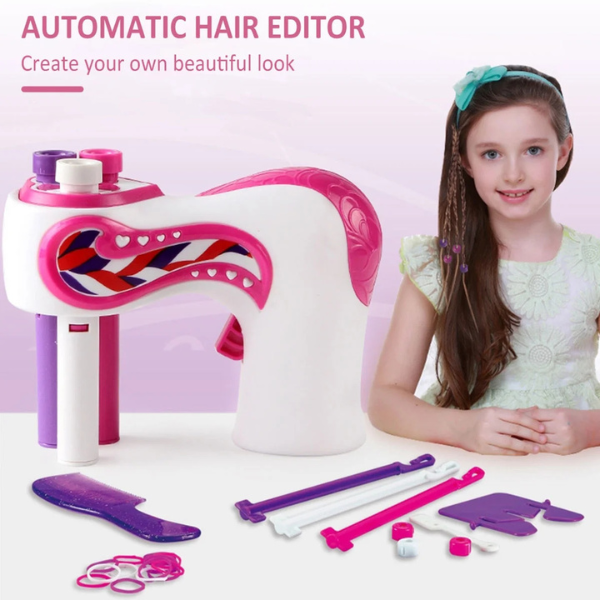 One Click - 3-Strand Electric Hair Braider for Girls
