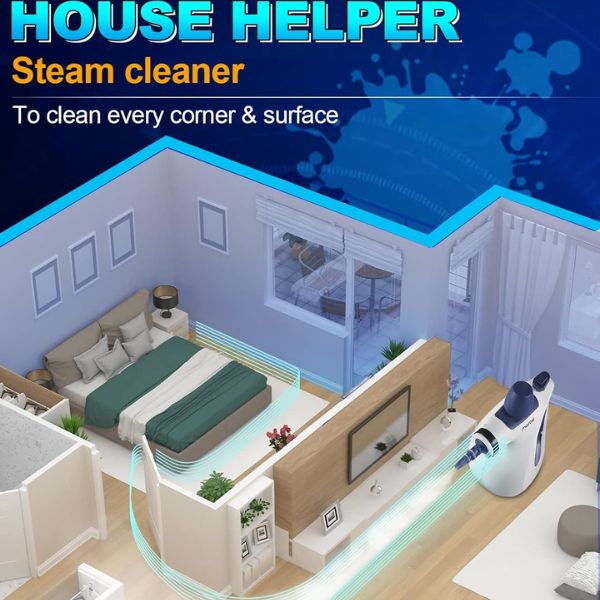 Chemical-Free Handheld Steam Cleaners - Pet & Kid Safe!